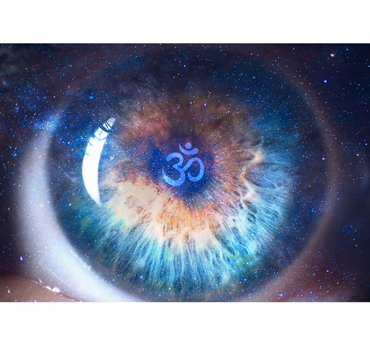 Fototapeta zen symbol kosmicznego oka - TenStickers
