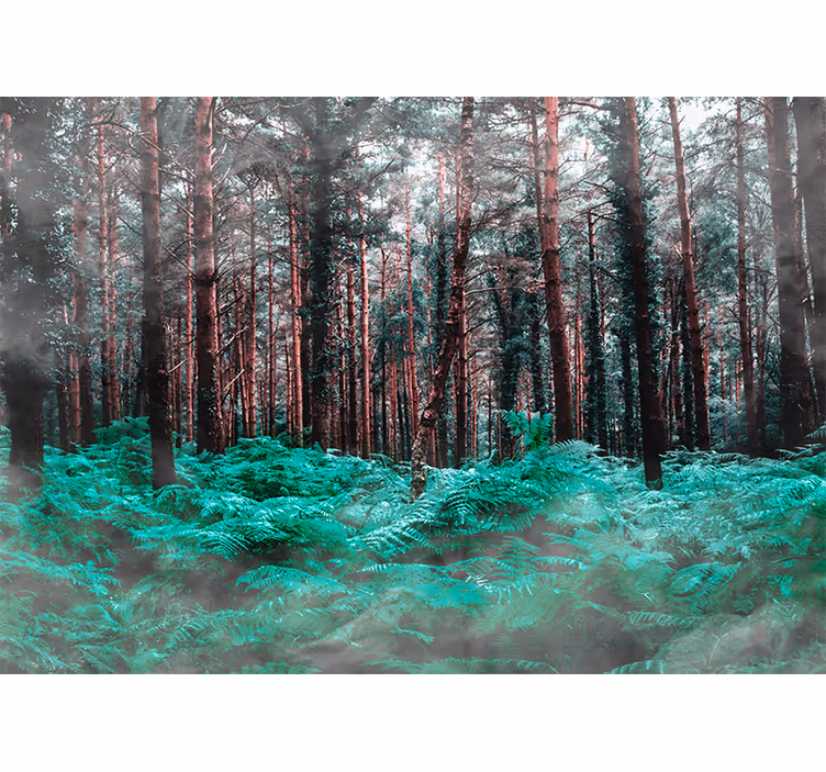 Fototapeta natura gęsta zielona dżungla - TenStickers