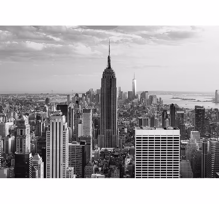 Fototapeta nowy jork krajobraz miejski empire state - TenStickers