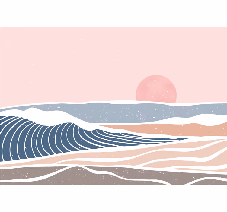 Fototapeta natura spokojna scena nadmorska - TenStickers