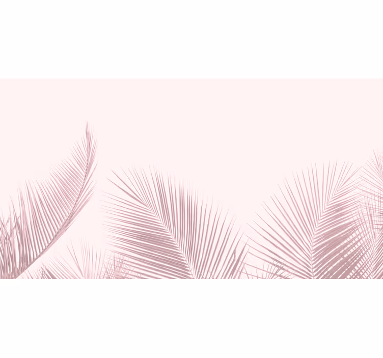 Fototapeta w drzewa z sylwetkami palm - TenStickers
