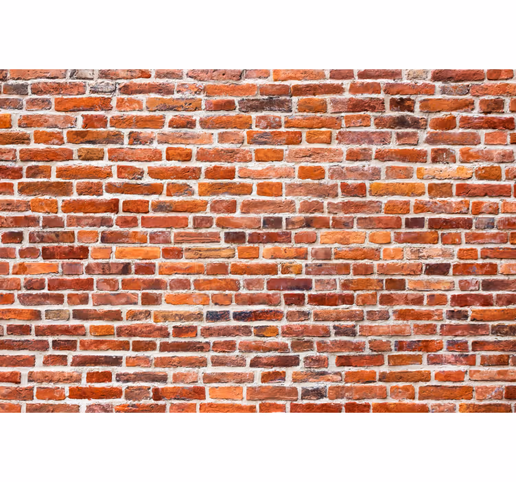 Fototapeta cegła w rustykalny wzór cegły - TenStickers