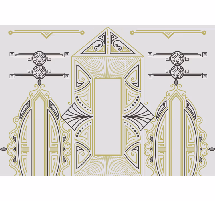 Fototapeta artystyczna geometriczna elegancja - TenStickers