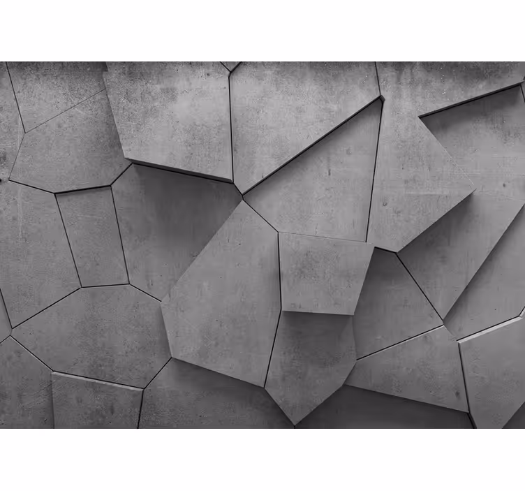 Fototapeta tekstury i wzory geometria betonu - TenStickers