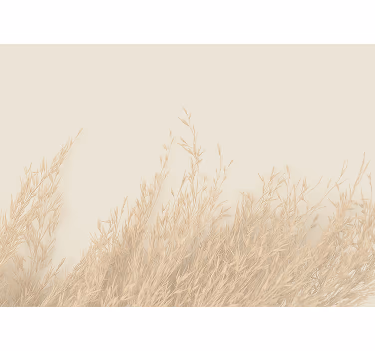Miękka trawa krajobraz natura tapeta do sypialni - TenStickers