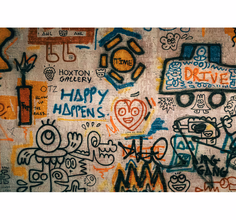 Fototapeta street art kolorowy street art - TenStickers