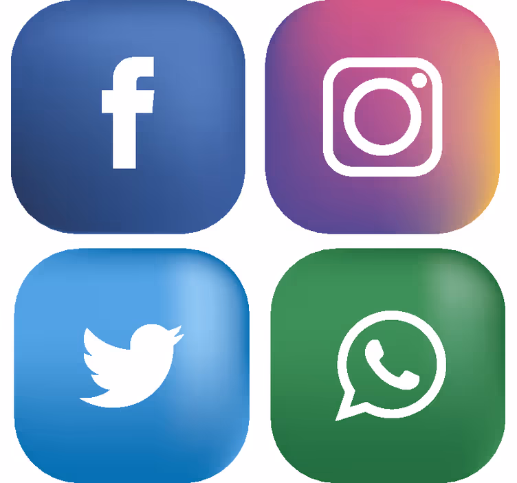 Podstawki pod kubek geek Instagram - TenStickers