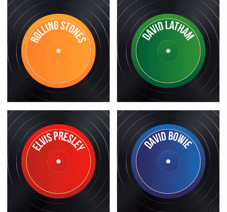 Podstawka pod kubek geek z etykietami winylowymi - TenStickers