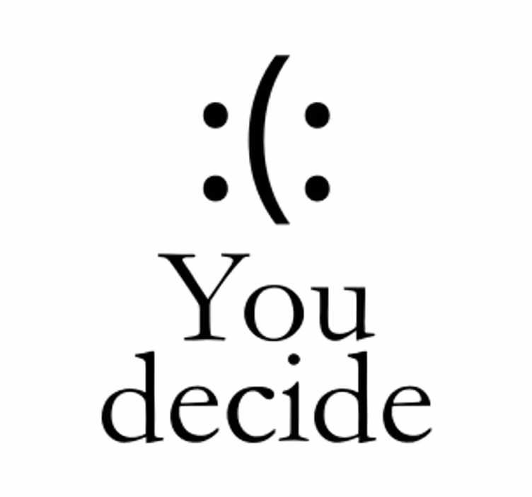 Podkładki pod kubek You decide - TenStickers