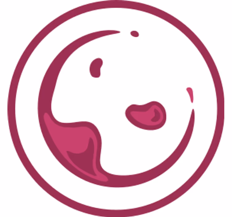 Podkładka pod piwo radosne wino w rozprysku - TenStickers