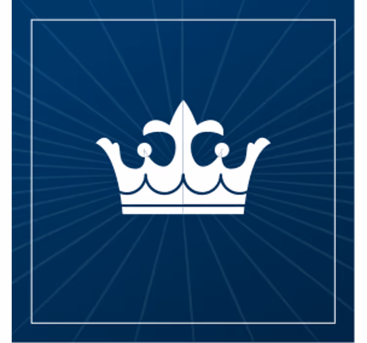 Podkładka pod piwo z wzorem koronnej emblematyki - TenStickers