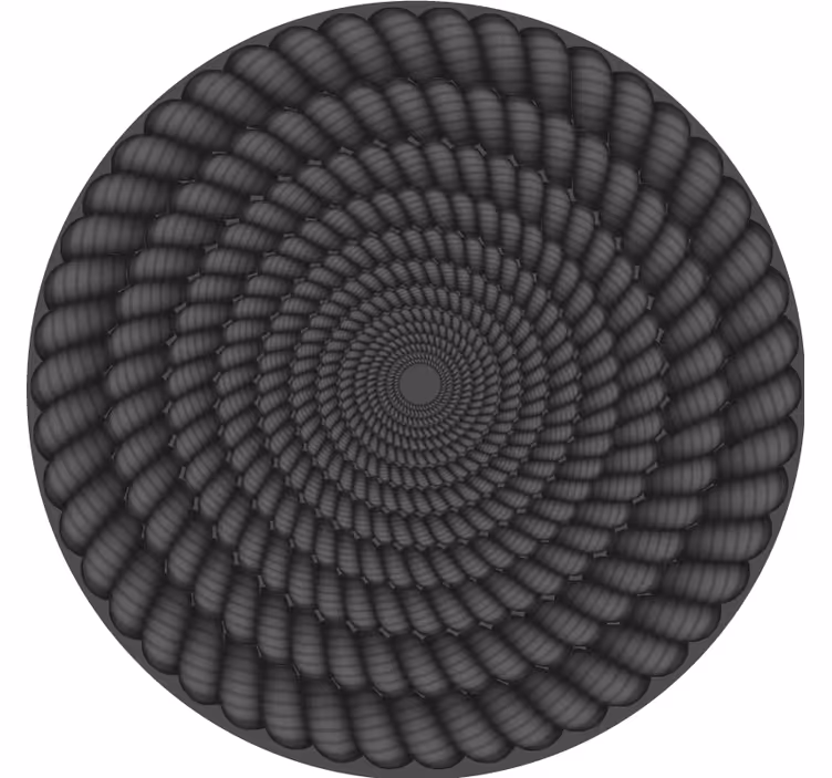 Podkładka pod kubek z wzorami w spiralne wzory - TenStickers