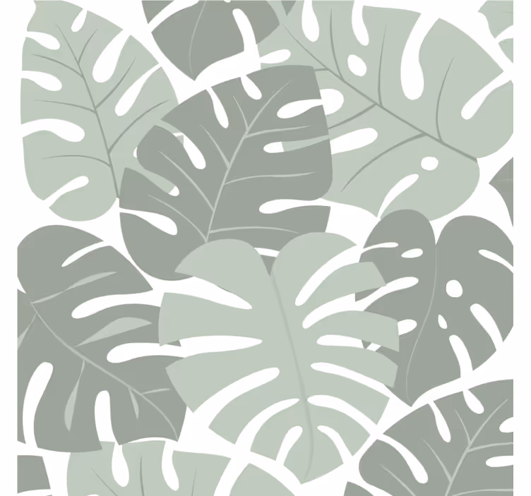 Podkładka pod kubek z wzorami monstera w liście - TenStickers