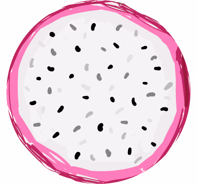 Podstawka pod kubek geek kawałek kolorowego smoczego owocu - TenStickers