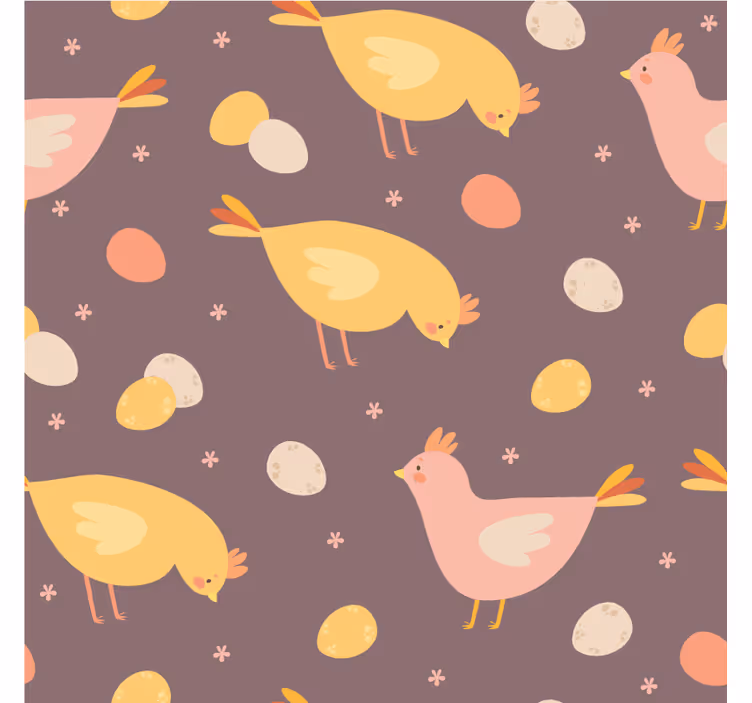 Podstawka pod kubek ślubna w urokliwy wzór ptaków - TenStickers