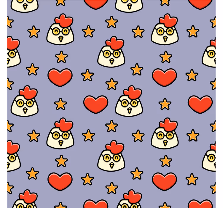 Podstawka pod kubek geek wesołe kurczaki - TenStickers