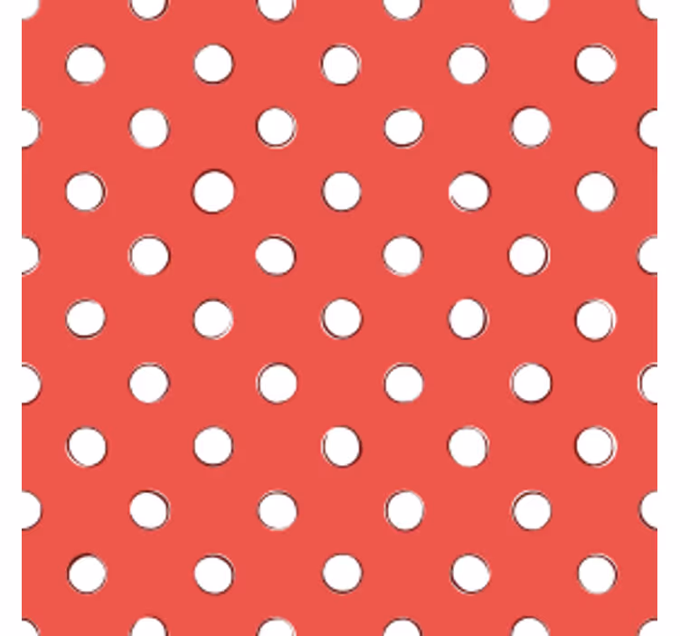 Podkładka pod kubek z wzorami w groszki - TenStickers