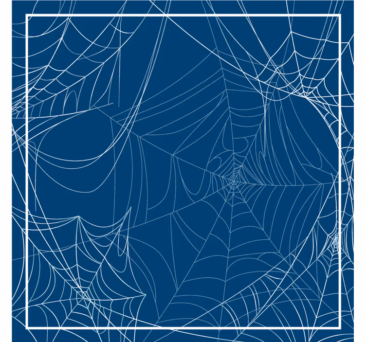 Podkładka pod kubek Halloween skomplikowany wzór sieci - TenStickers
