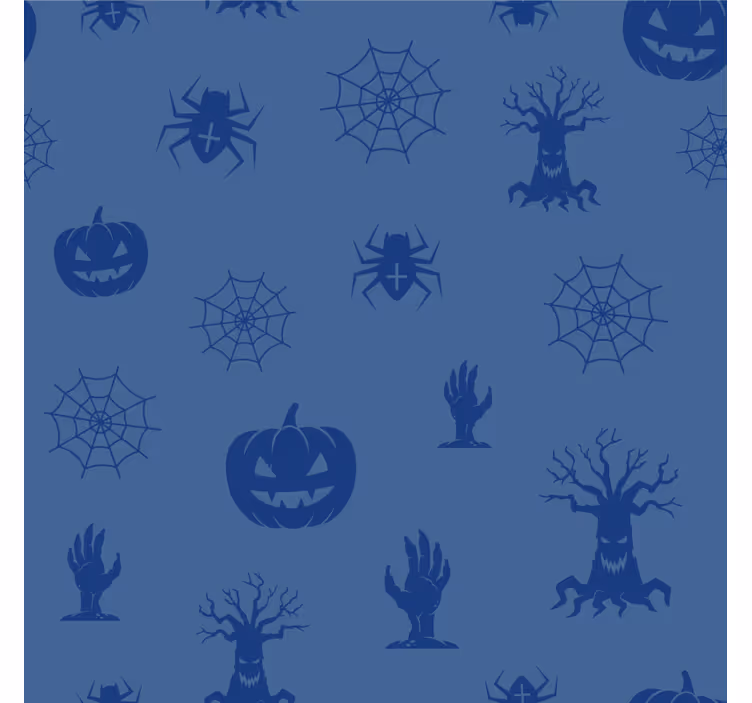Podkładka pod kubek halloween wzór strasznych cieni - TenStickers