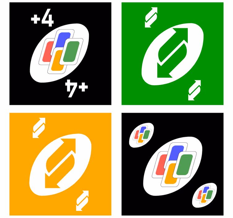 Podstawka pod kubek geek kolorowe motywy kart - TenStickers