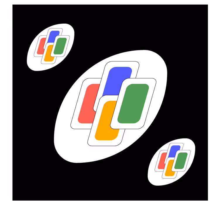 Podstawka pod kubek geek w kolorowe kształty - TenStickers