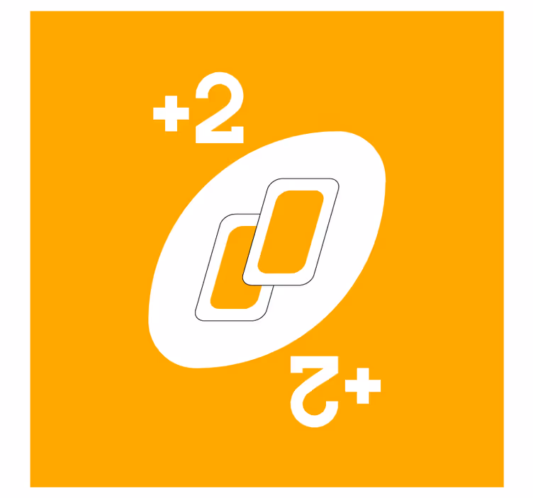 Podstawka pod kubek geek połączone kształty z cyframi - TenStickers