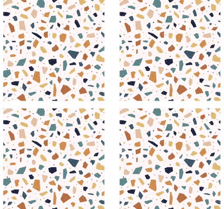 Podkładka pod piwo w wzór terrazzo - TenStickers