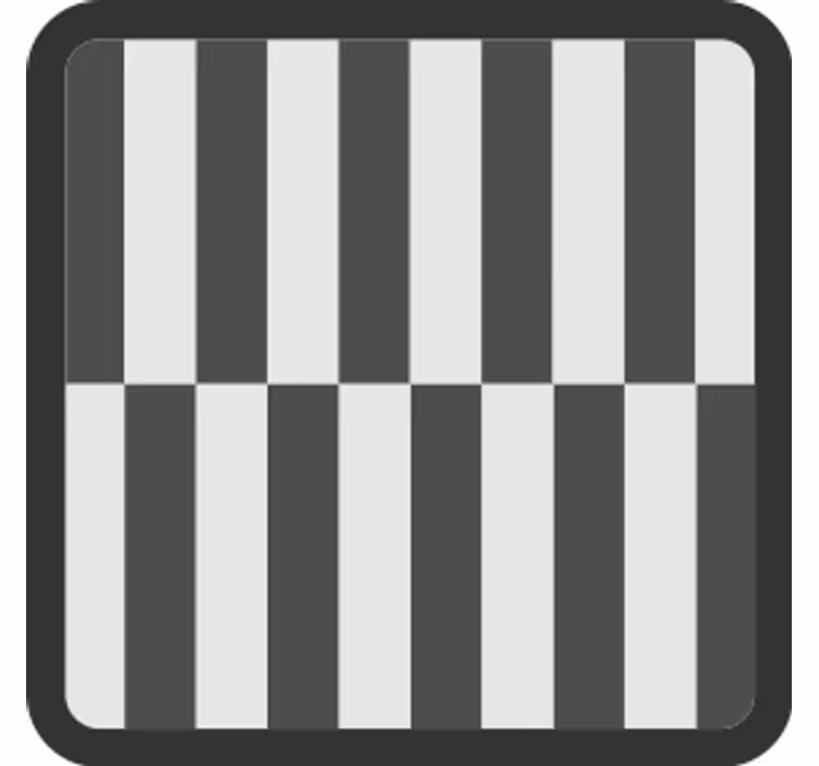 Podkładka pod kubek z wzorami w paski - TenStickers