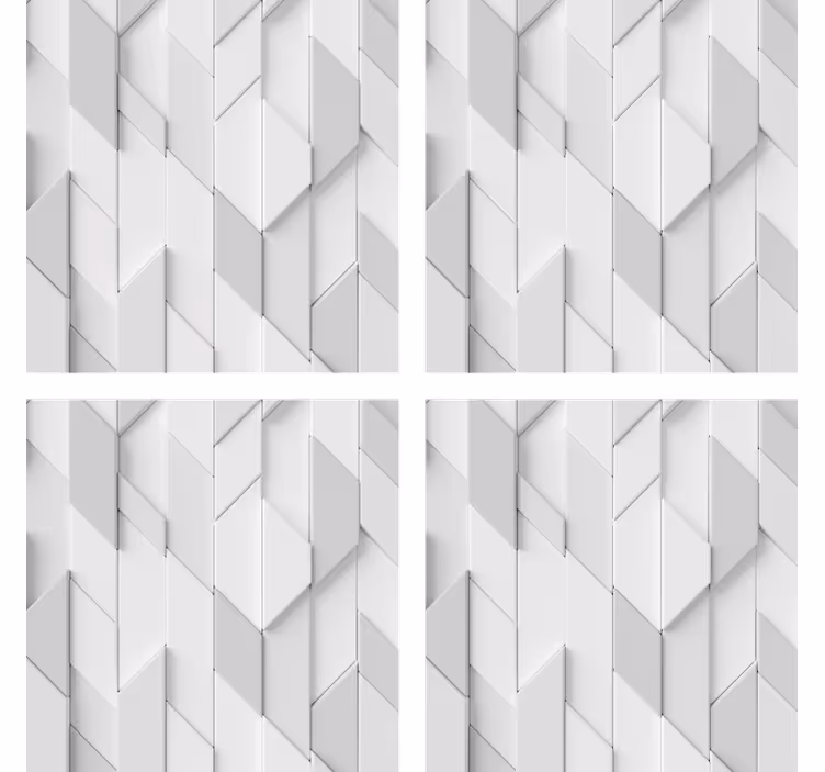 Podkładka pod kubek z wzorami w geometryczny relief - TenStickers