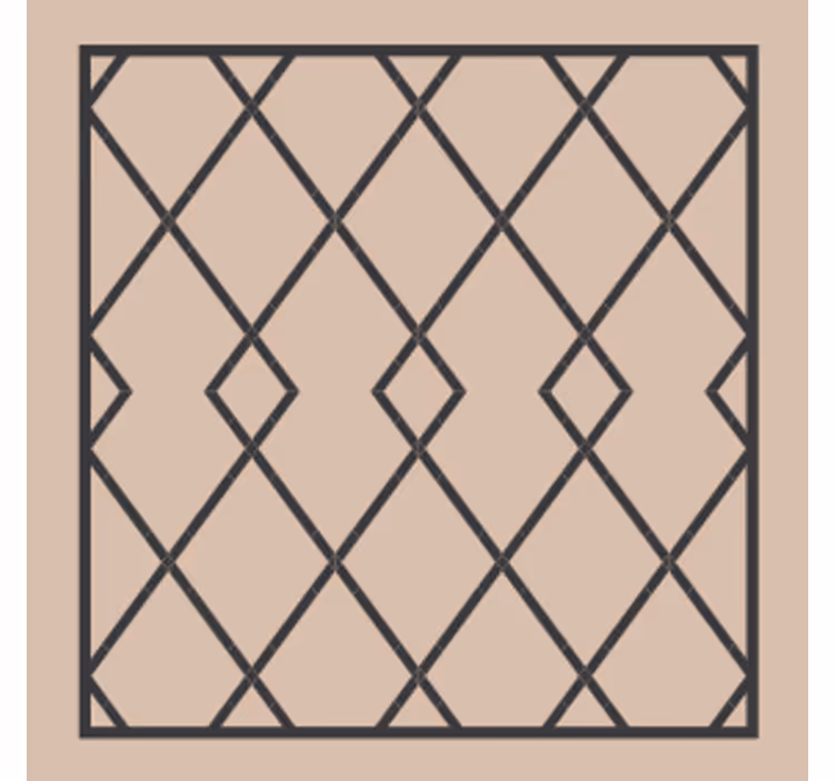 Podkładka pod kubek z wzorami kompozycja geometryczna - TenStickers