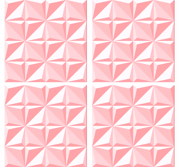 Podkładka pod kubek z wzorami geometrycznymi teksturowanymi - TenStickers