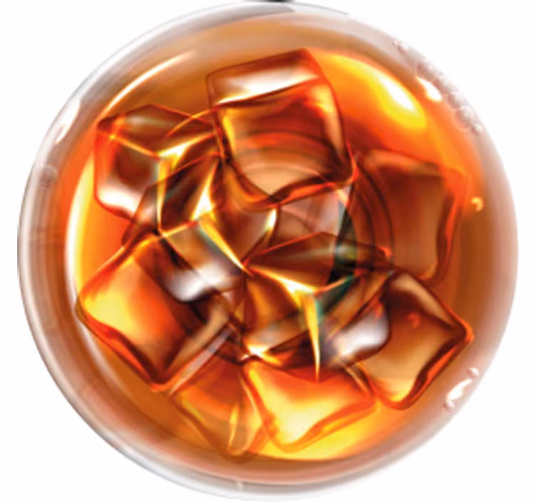 Podkładka pod kubek szklanka whisky - TenStickers