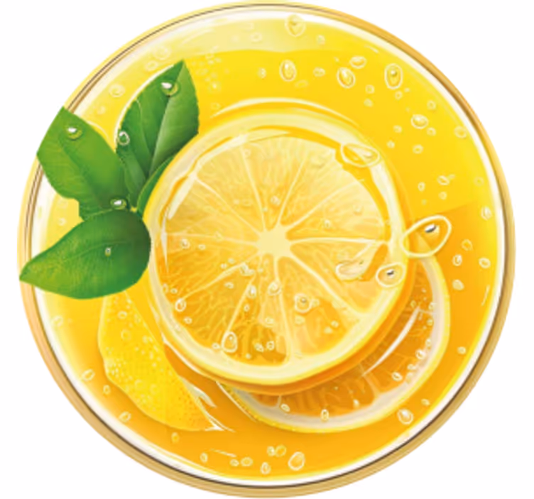 Podkładka pod kubek lemoniada - TenStickers