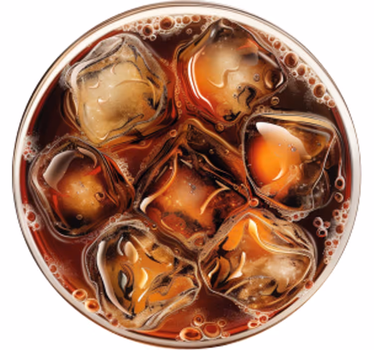 Podkładka pod kubek napój cola - TenStickers
