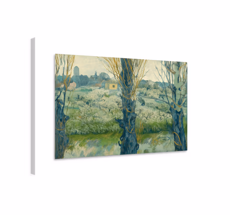 Obraz artystyczny widok na arlesa van gogha - TenStickers