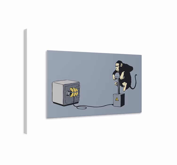 Obraz artystyczny detonator małpy - TenStickers