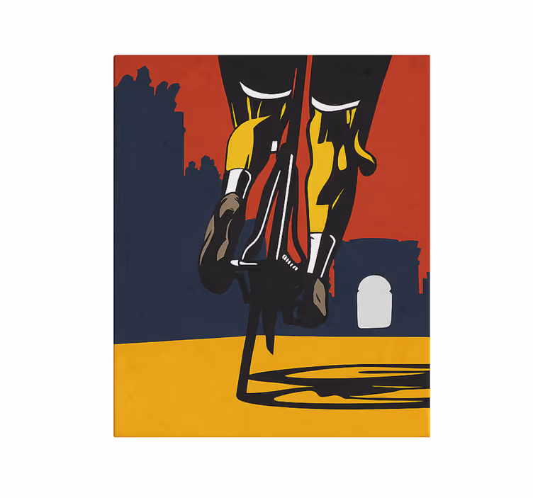 Obraz sport zamknij się nogi - TenStickers