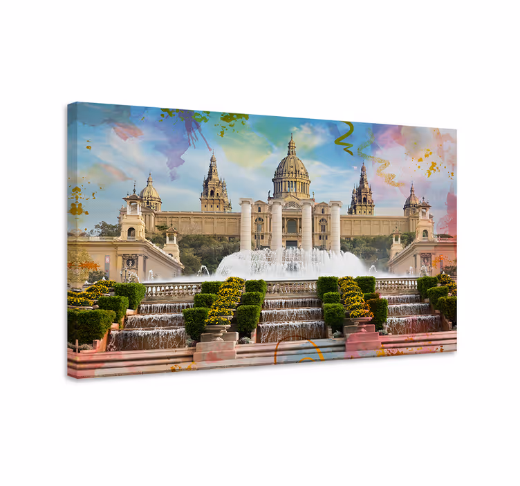 Obraz na płótnie Barcelona montjuic - TenStickers
