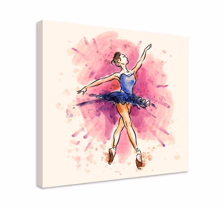 Obraz Balerina malowana - TenStickers