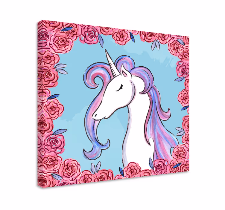 Obraz Unicornios tonos lila - TenStickers