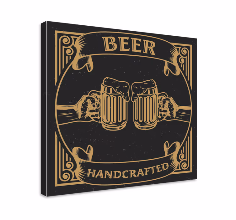 obraz rustykalny Rustykalne bary piwne - TenStickers
