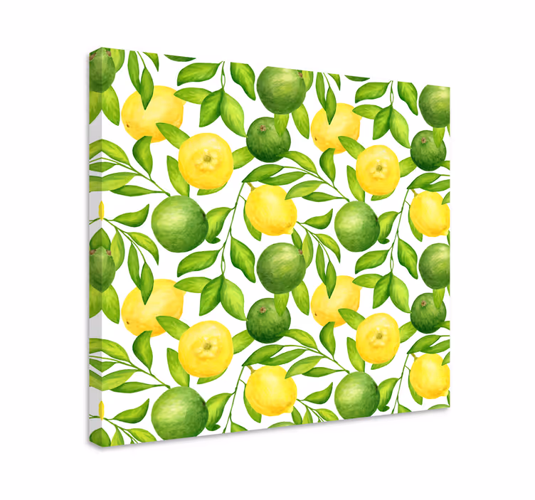 Obraz Martwa Natura Cytryny i limonki - TenStickers