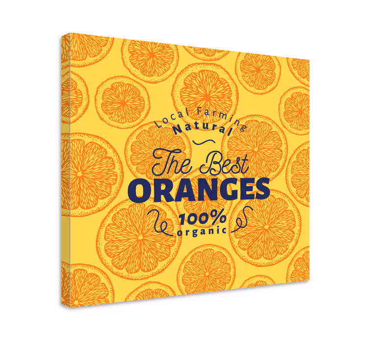 Obraz martwa natura z świeżymi pomarańczami - TenStickers