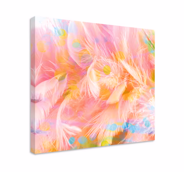 Obraz na korytarz Plumas colores - TenStickers