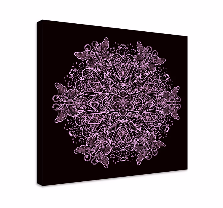 Motyle obrazy Mandala motyla - TenStickers