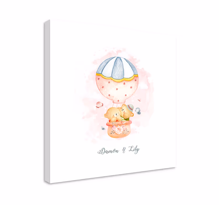 Obraz dla dzieci balony i misie - TenStickers