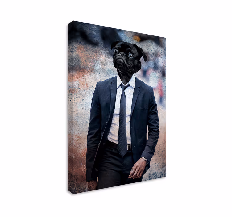 Obraz psy elegancki portret psa - TenStickers