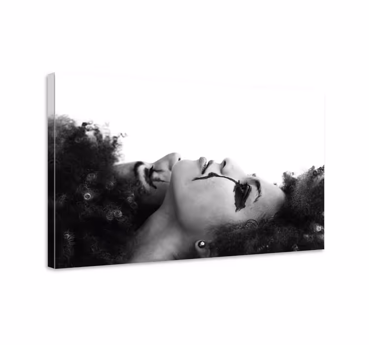 Obraz z postaciami - dualne oblicza introspekcji - TenStickers