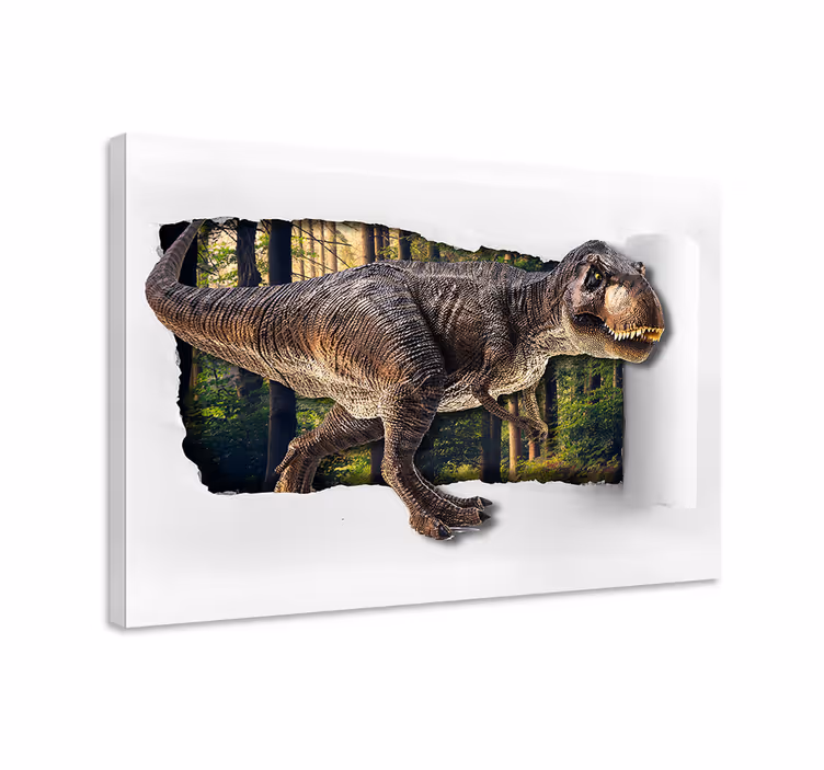 dinozaury obrazy 3d dinozaur - TenStickers