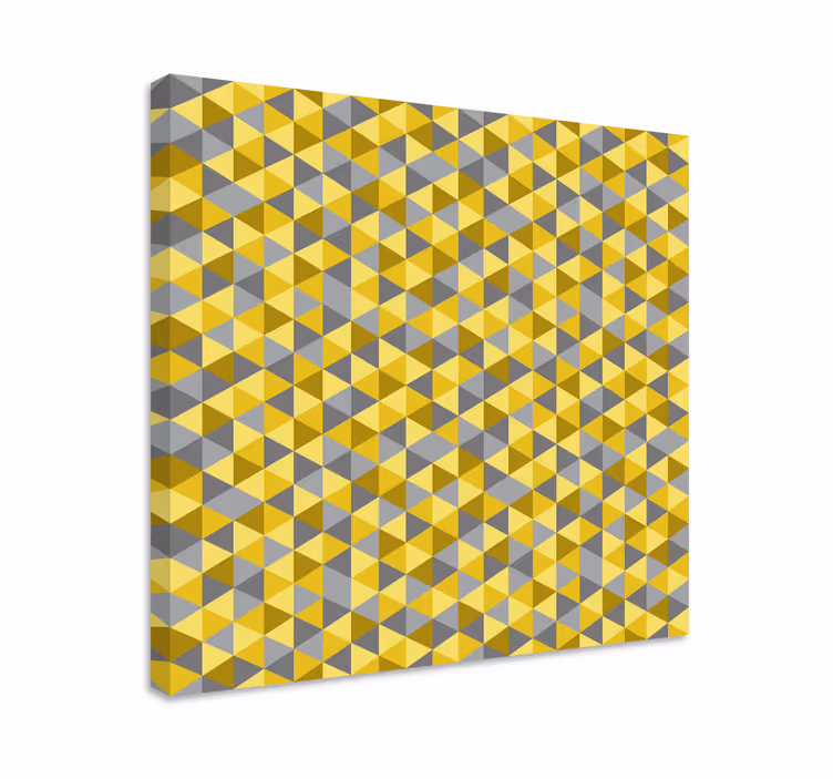 Obraz z motywem geometrycznym geometryczny trójkątny zespół - TenStickers